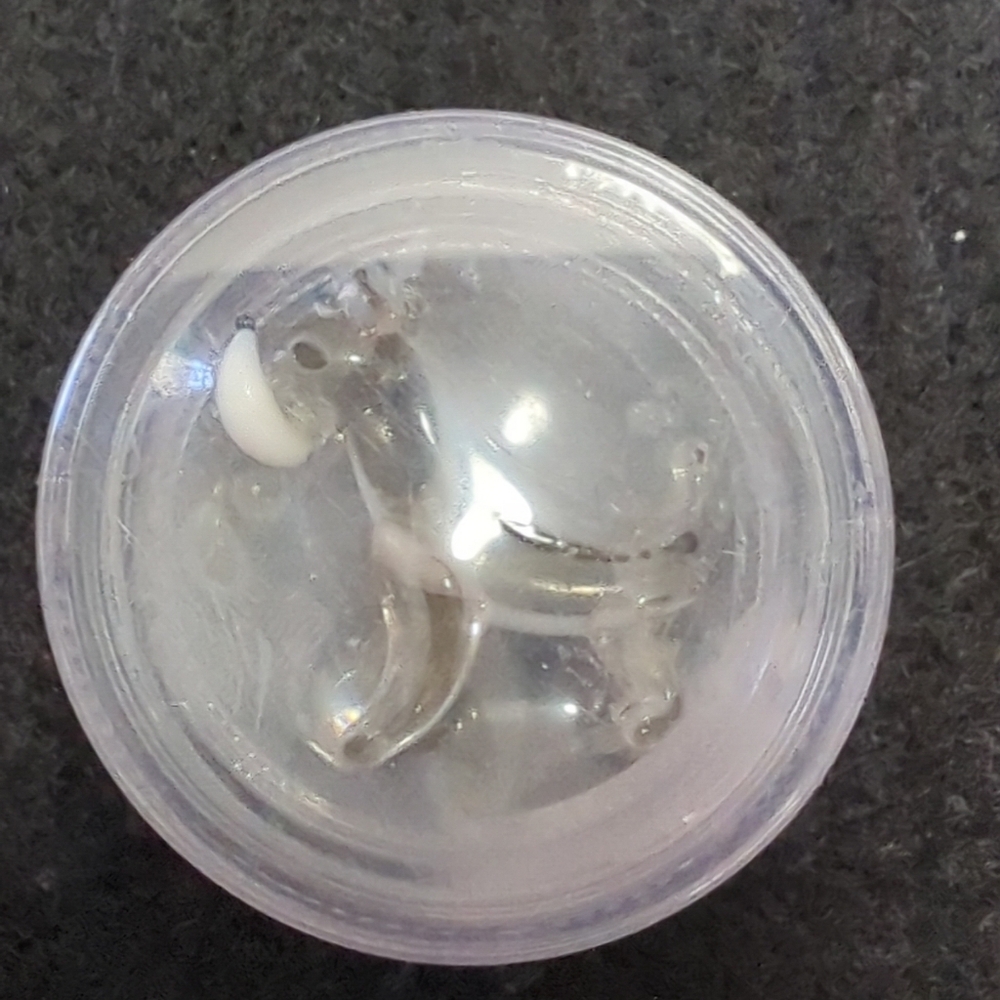 🐕Vintage Miniature Porcelain Glass Dog Figurine Made in Japan 1" x 1" Schnauzer